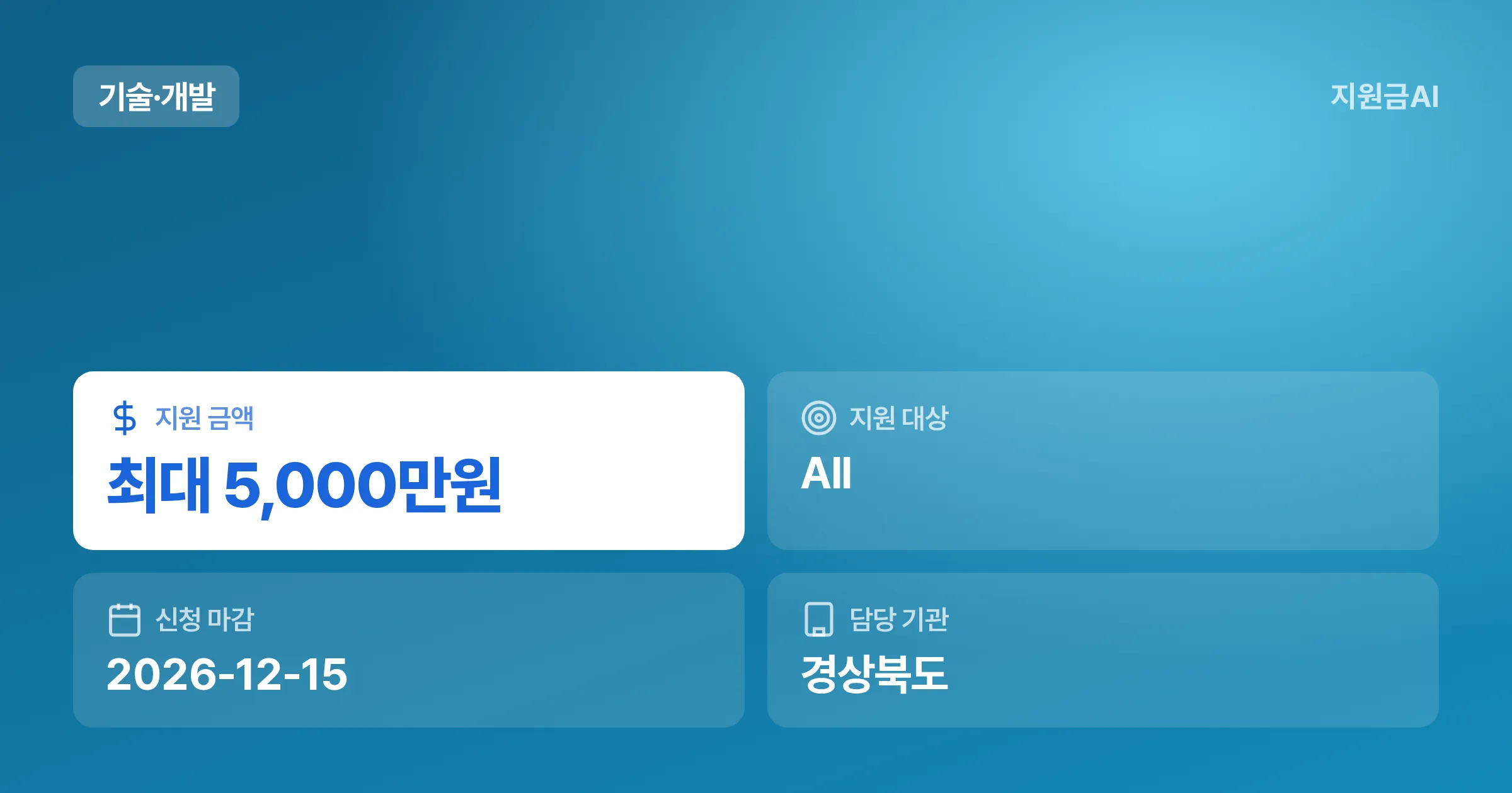 2026 그린바이오 소재 첨단분석시스템 장비활용 지원사업: 최대 5천만원 혜택 [마감 12월 15일]