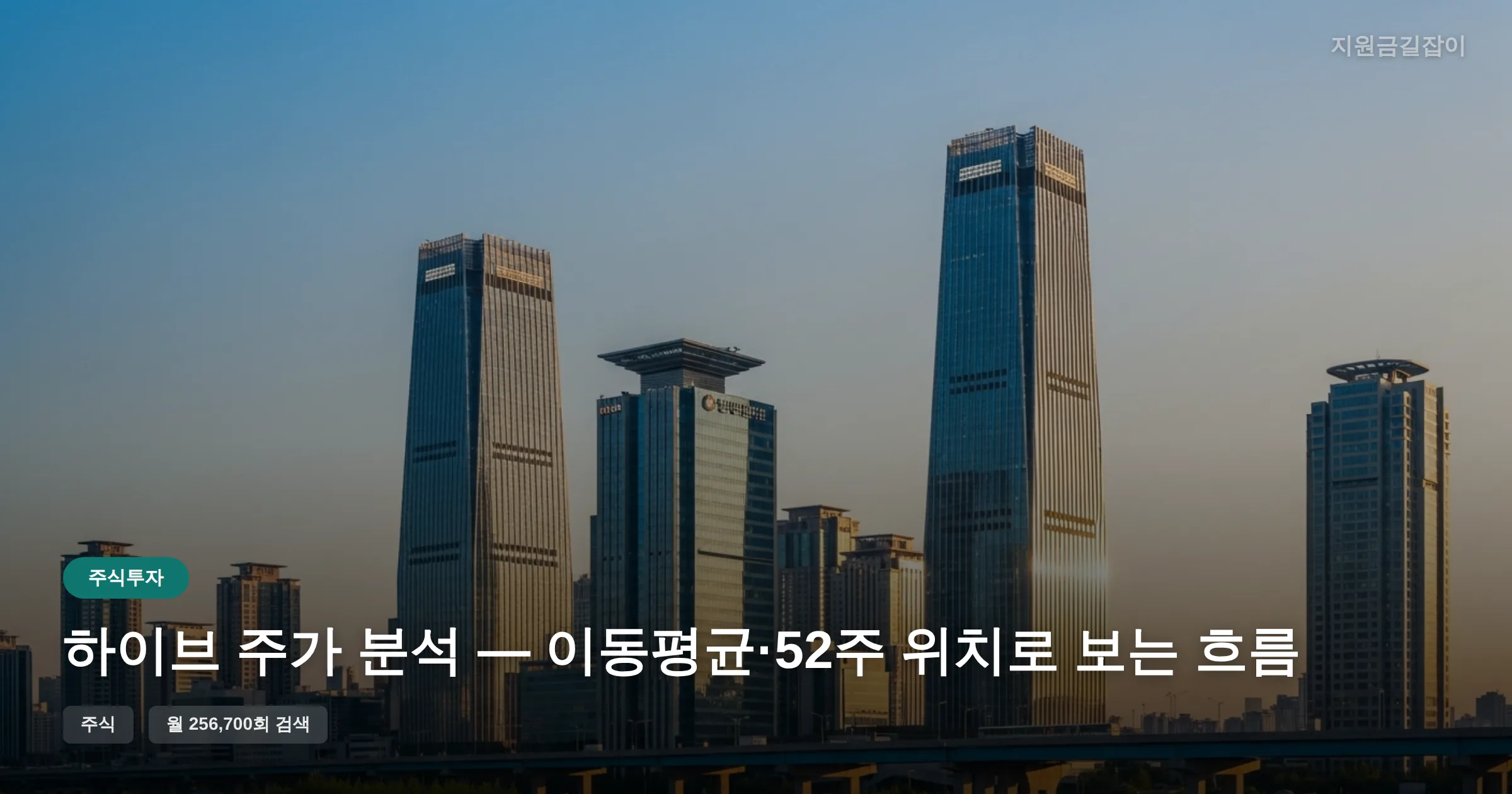 하이브 주가 분석 — 이동평균·52주 위치로 보는 흐름 썸네일